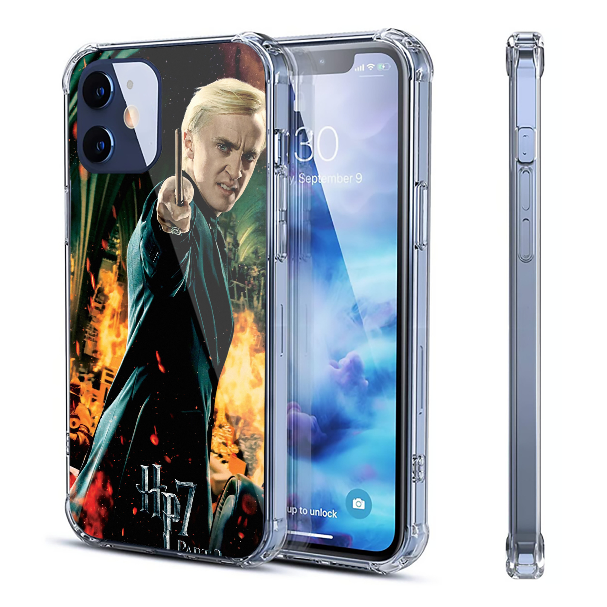 （画像用） Harry Potter ハリー・ポッターシリーズ 【iPhone 12シリーズ対応】透明スマホケース（クリアソフトケース）